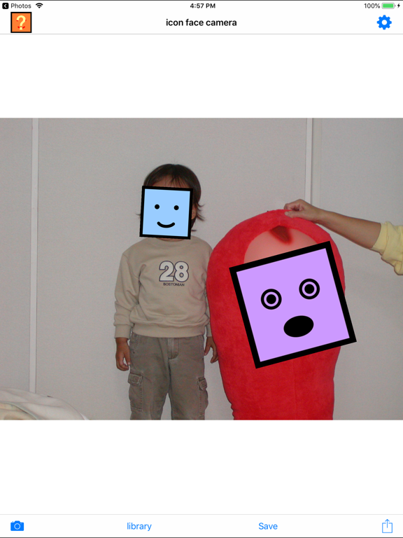 Screenshot #5 pour icon face camera