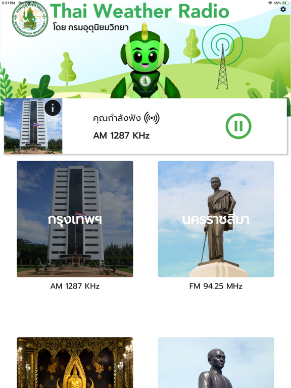 Screenshot #4 pour Thai Weather Radio by TMD