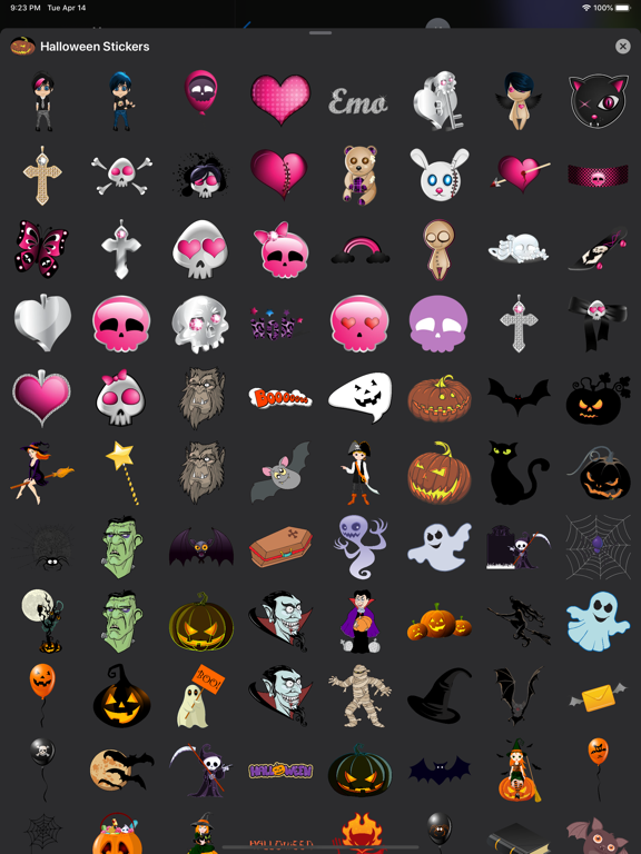 Screenshot #4 pour Halloween Stickers Emojis