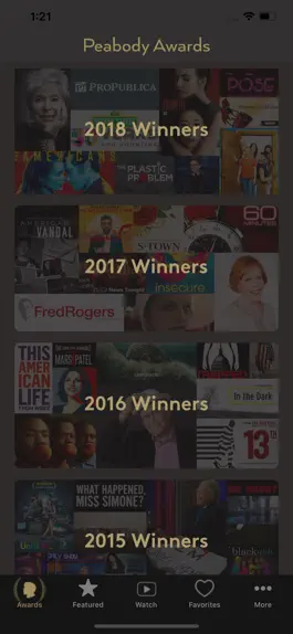 Game screenshot Peabody Awards mod apk