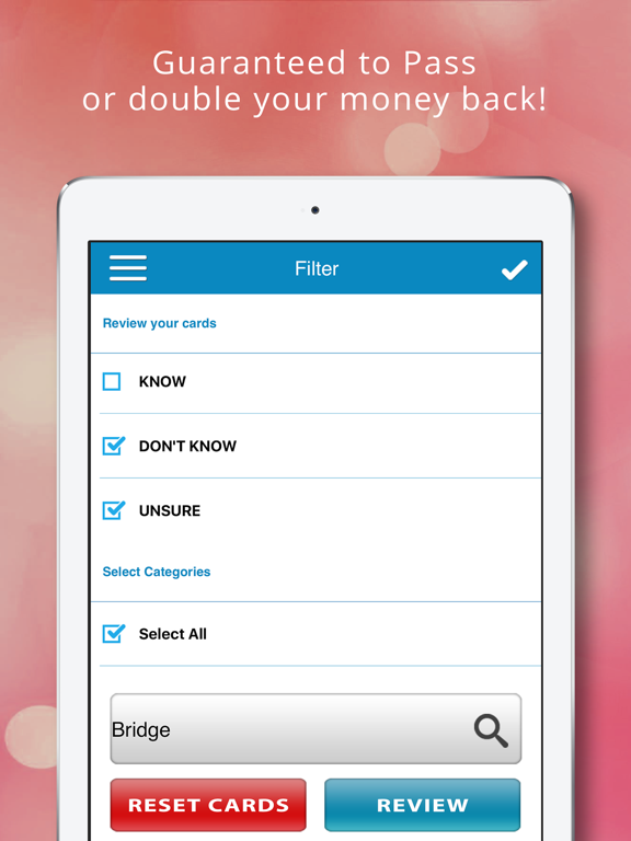 ADAT Prosthodontics Cram Cards iPad screenshot