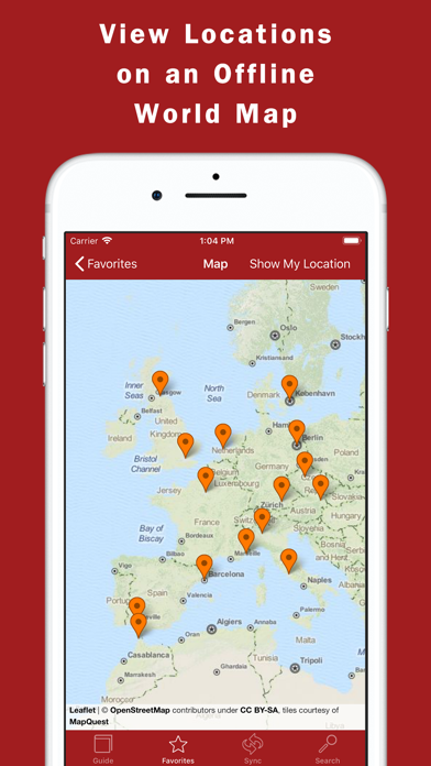 World Travel Guide Offline Screenshot