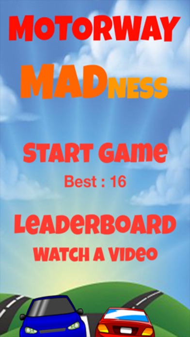 Motorway Madness - TapCar Game Screenshot