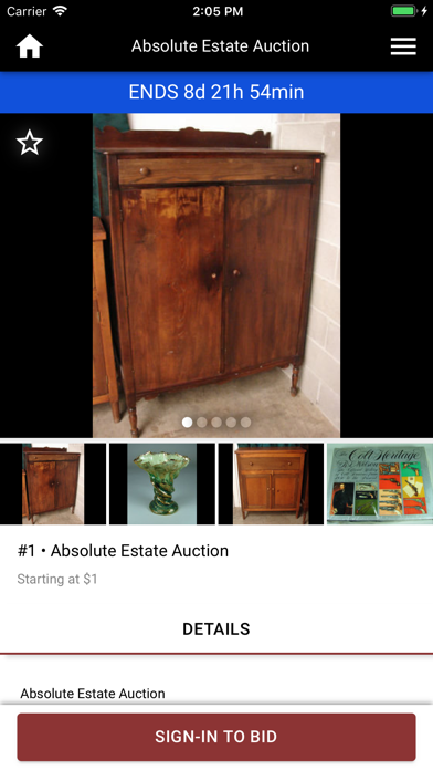 Valley Auctions Screenshot