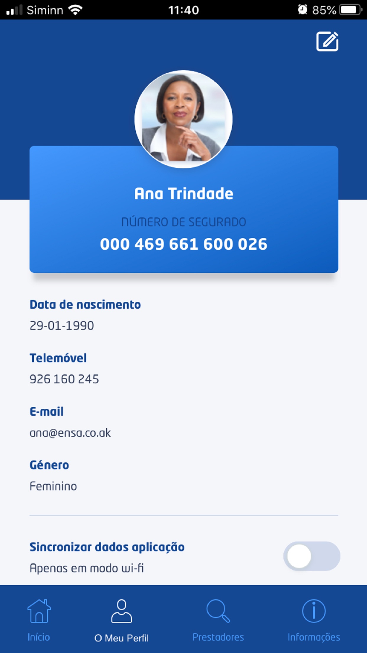 Screenshot 1 of Ensa Saúde