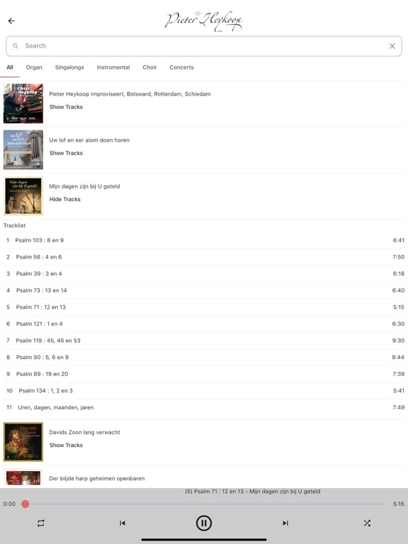 Screenshot #5 pour Pieter Heykoop Music