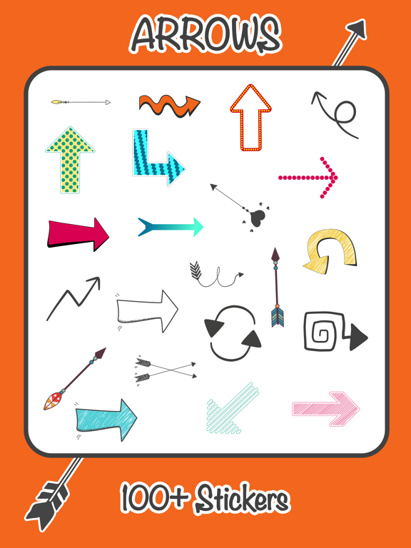Screenshot #4 pour Arrows - Sticker Pack