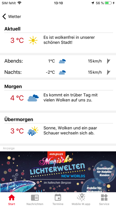 Mein HALLE Screenshot