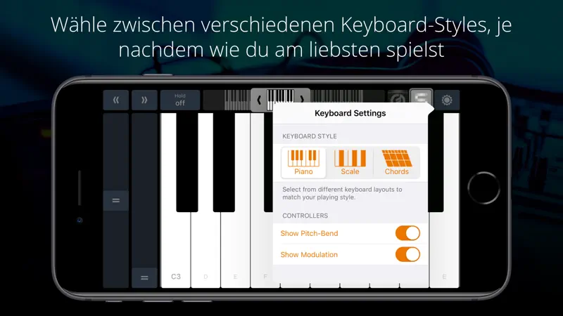 Midiflow Keyboard (Audiobus) screenshot 3 of 5