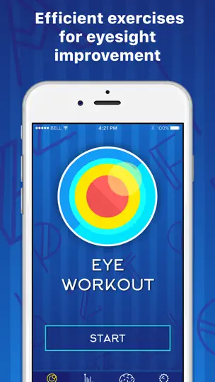 Screenshot von Eye Workout auf dem iPhone 1