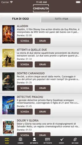 Game screenshot Webtic Cinenauta Cinema apk