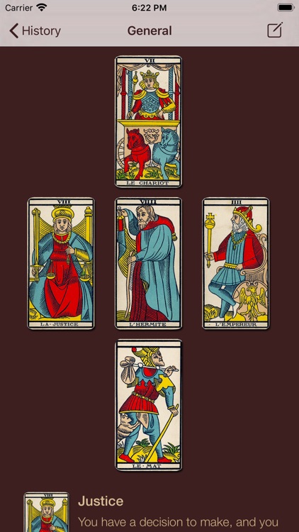 Divinatory Tarot Reader