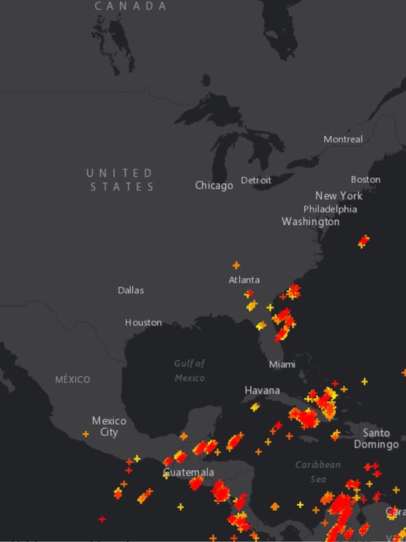 Screenshot #4 pour US Lightning Strikes Map