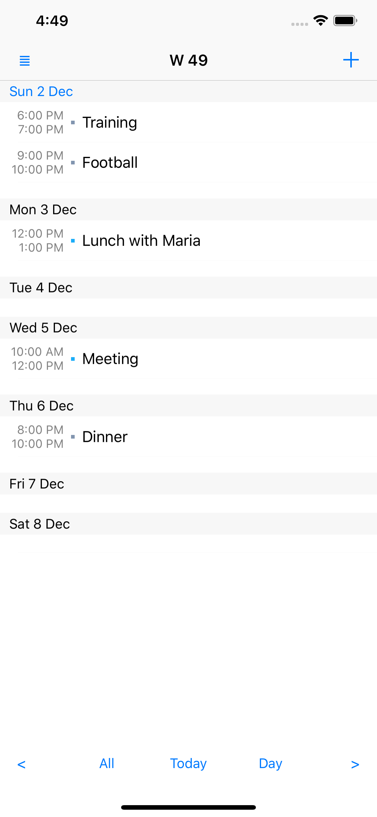 Week View Calendar Premium