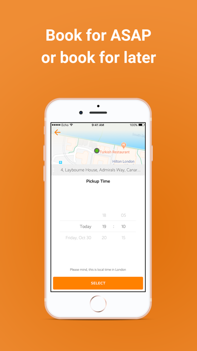 How to cancel & delete Carrot Cars - London's Minicab from iphone & ipad 2
