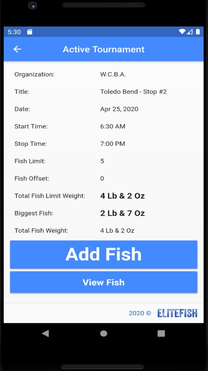 EliteFish Tournament Pro