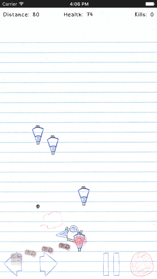 #2. Pew Pew Pew shooter (iOS) By: Brandon Stecklein