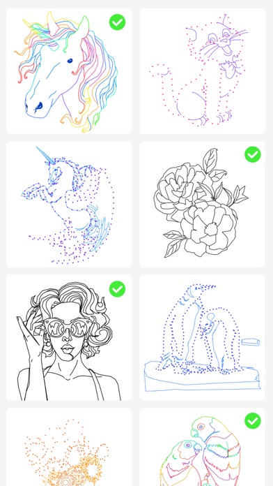 Dot to Dot to Coloringのおすすめ画像1