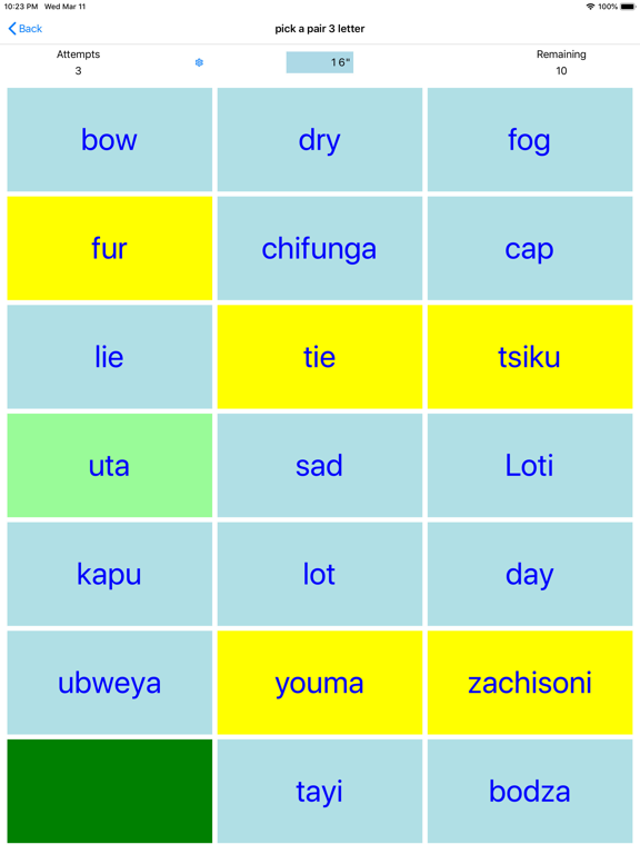 Screenshot #5 pour PickAPair Chichewa - English