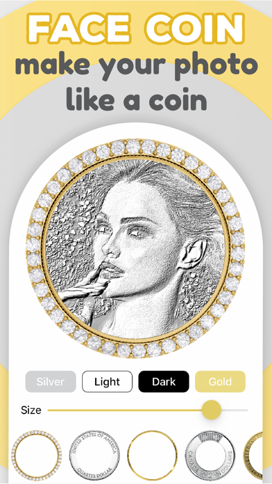 Screenshot #1 pour Face Coin - Profile Pic Maker