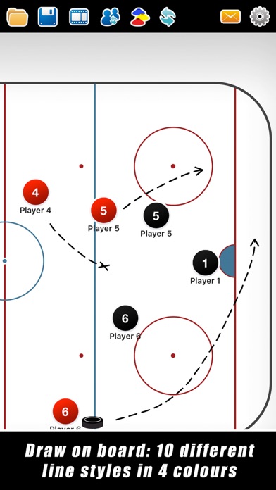 Coach Tactic Board: Hockey Screenshot