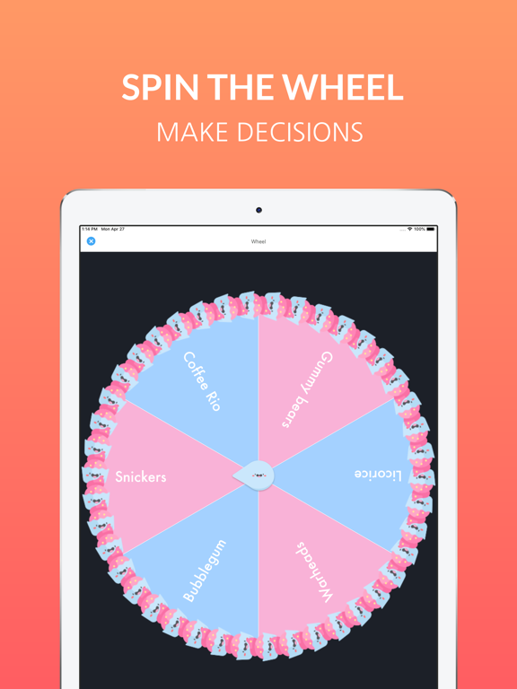 Screenshot #4 pour Spin the wheel - Lucky Decider