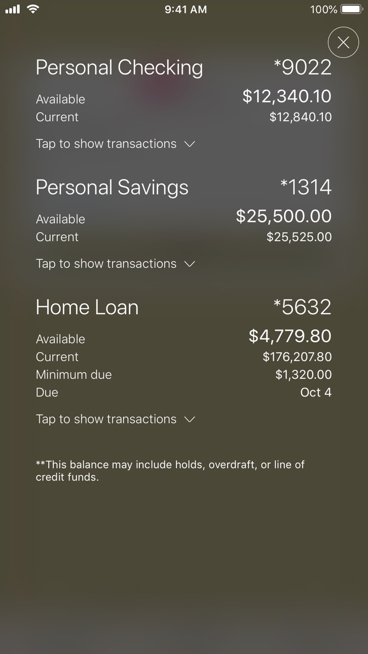 iPhone screenshot