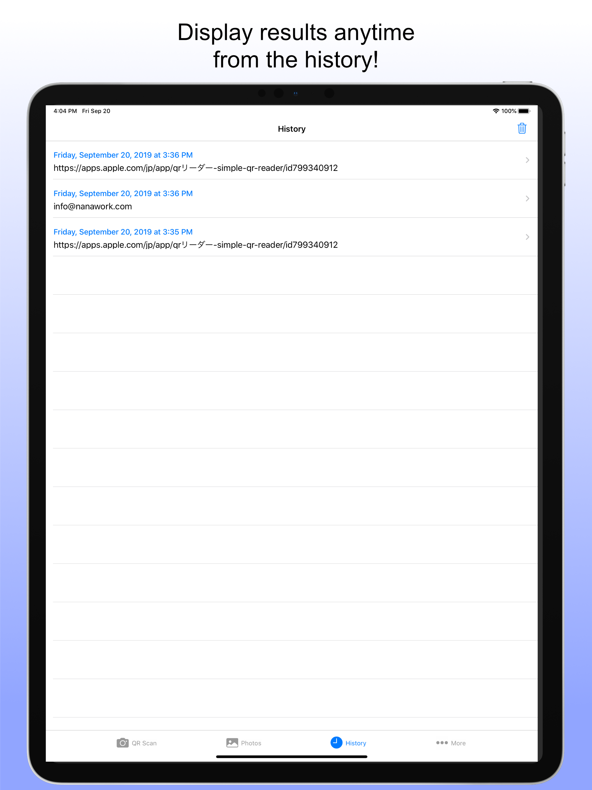 QR Reader - Simple QR Reader
