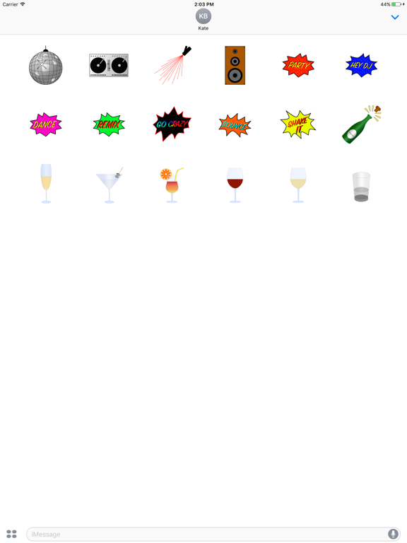 Disco & Party Sticker