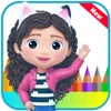Dolls Doodle Coloring & puzzle - iPhoneアプリ