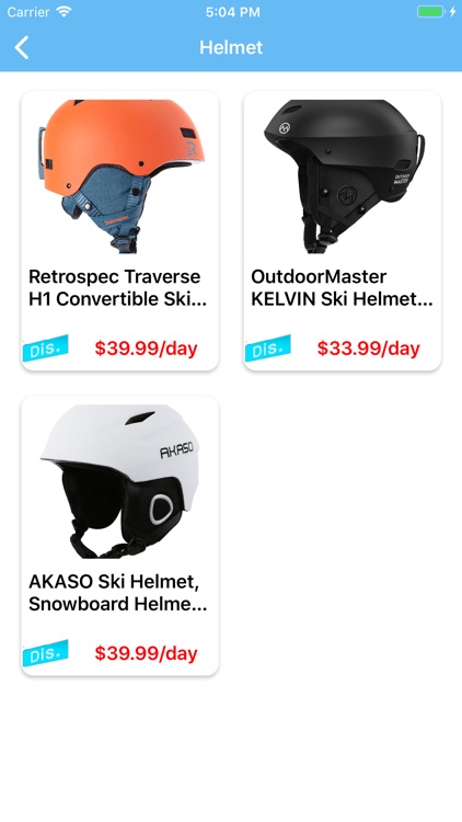 Tux Racer - ski equipment rent