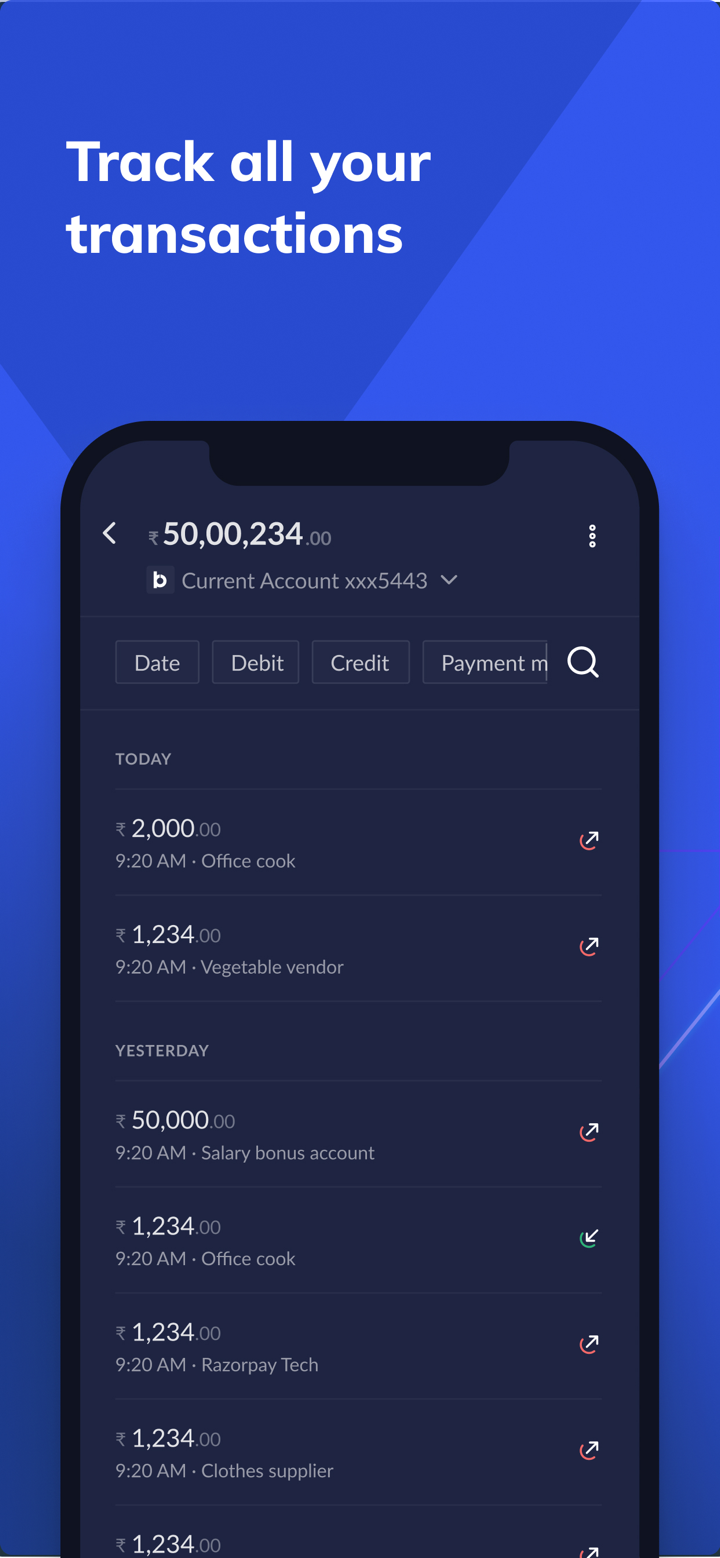 RazorpayX screenshot 4