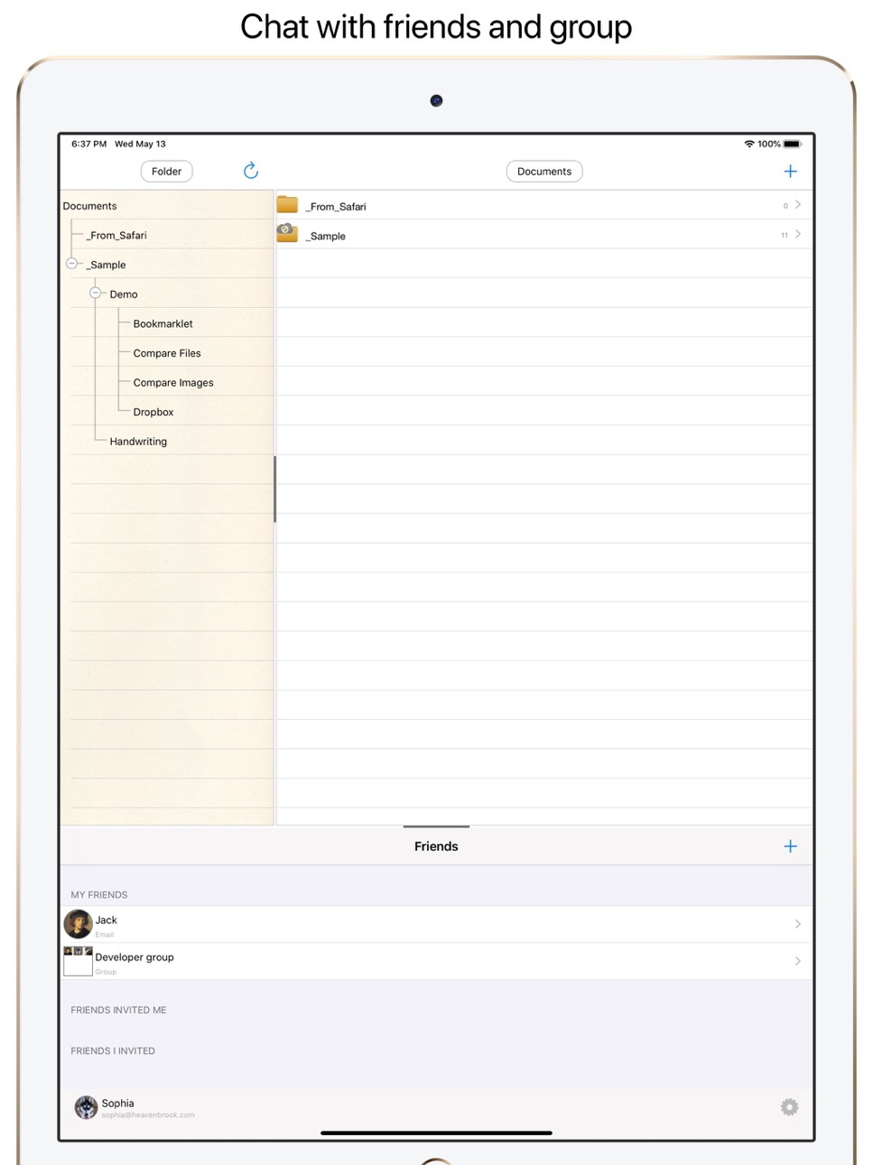 iPad screenshot