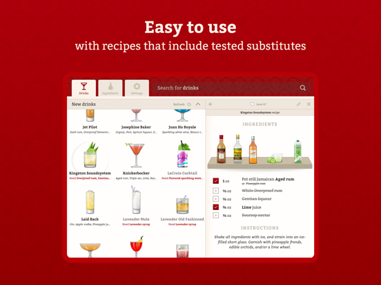 Cocktail Party: Drink Recipes iPad app afbeelding 3