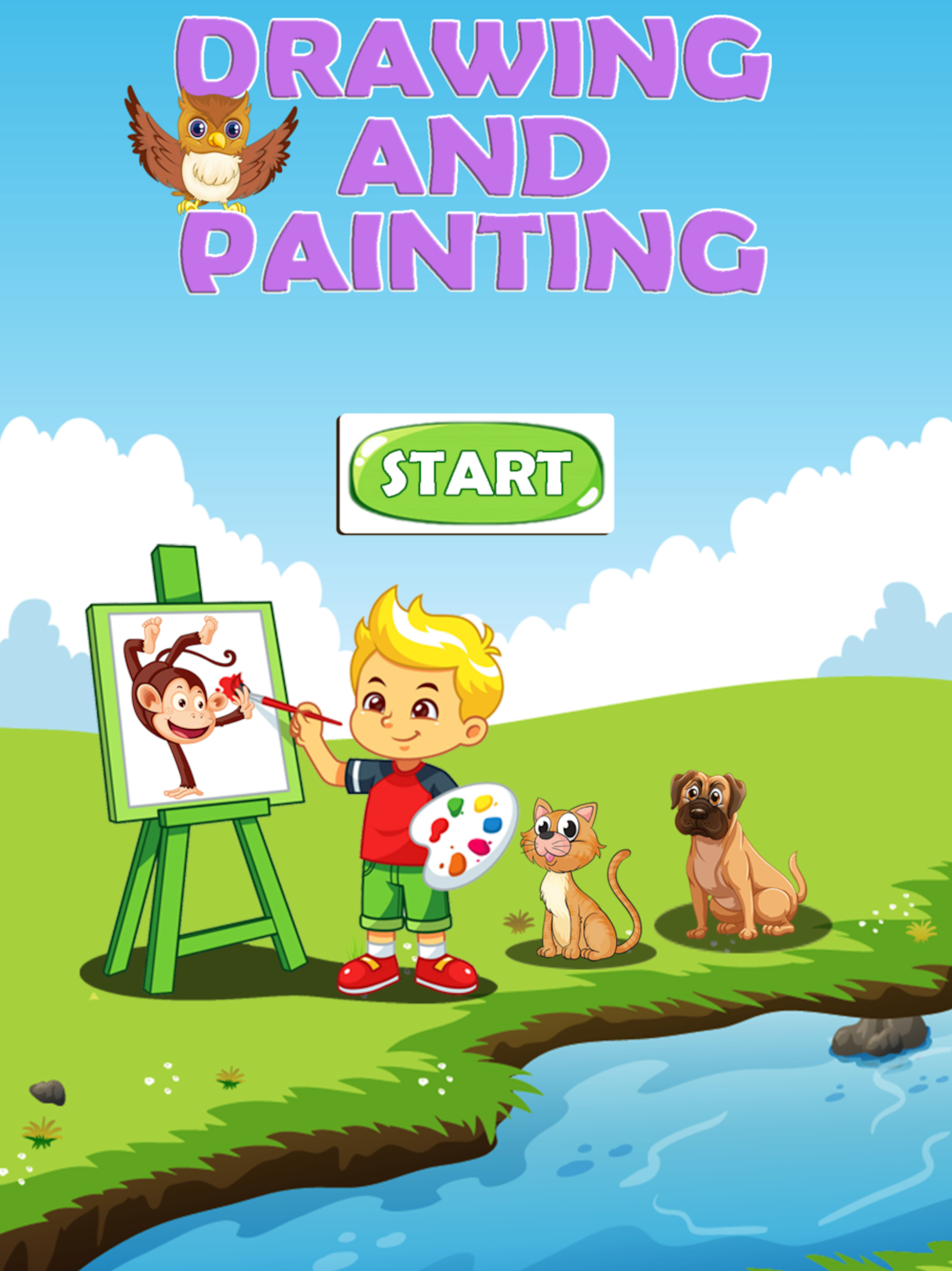 Doodle Coloring Drawing Board