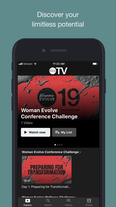 Woman Evolve TV Screenshot