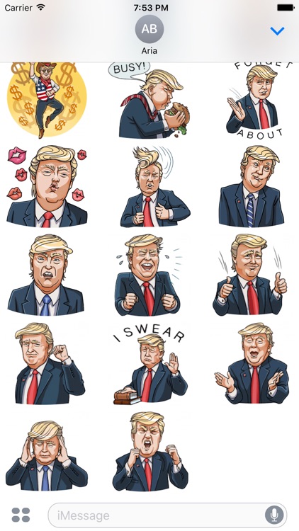 Funny Donald Trump Emoji