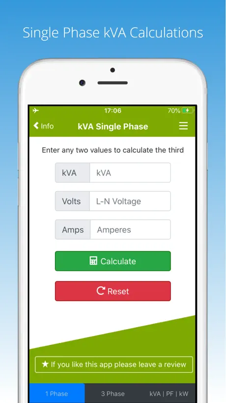 kVA Calculator