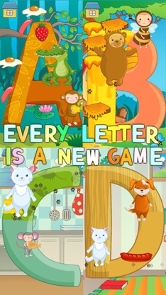 ABC Kids A-Z animal adventures screenshot 1