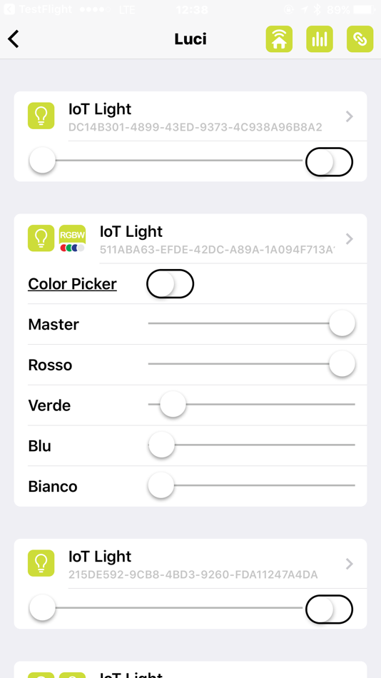 #2. IoT Light (iOS) 由: Newlab s.r.l.
