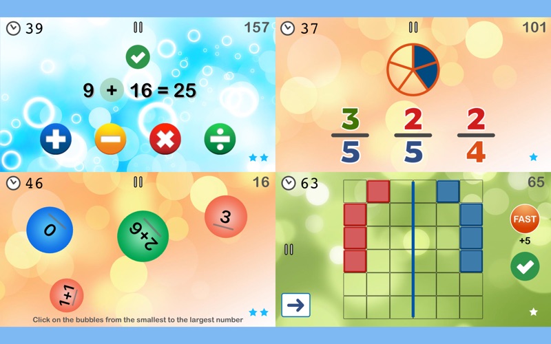 Screenshot #1 pour Maths Champion jeux enfants