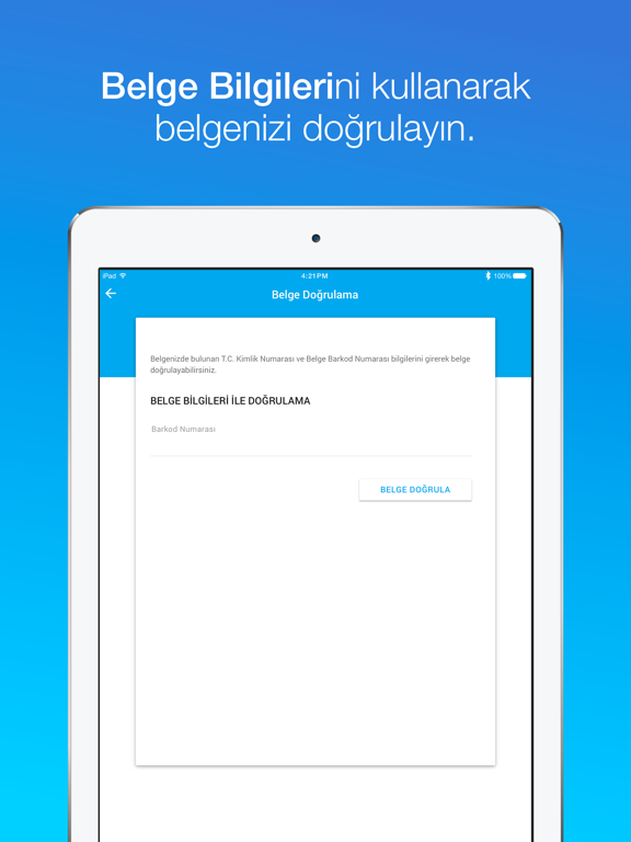 Screenshot #6 pour e-Devlet Belge Doğrulama