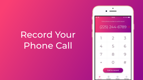 Auto call recorder record app screenshot