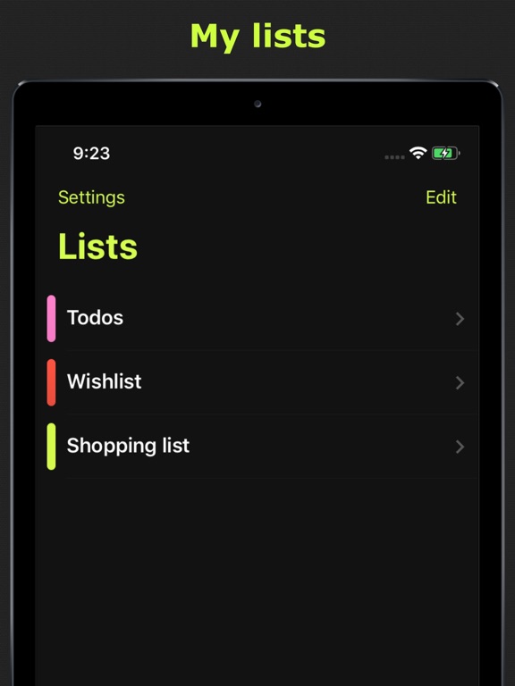 Screenshot #6 pour List and Share