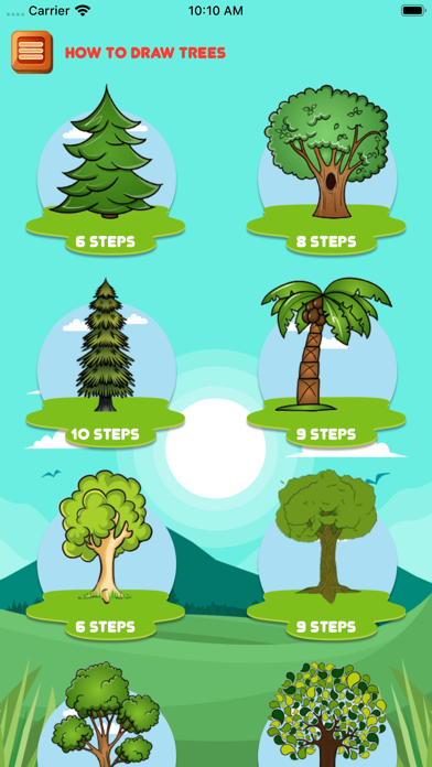 Screenshot #1 pour How to Draw Trees