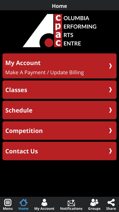 Screenshot #2 pour Columbia Performing Arts Centr