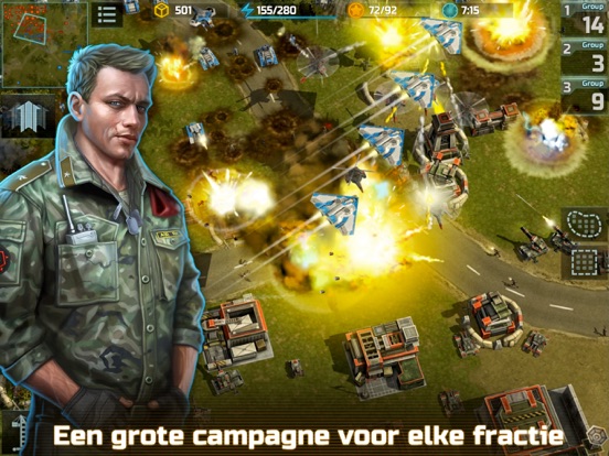 Art of War 3:PvP RTS strategie iPad app afbeelding 5
