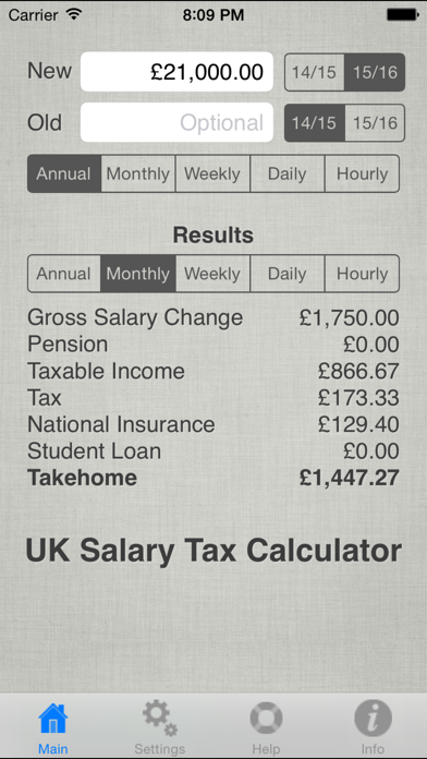 UK Salary Calculator 2024-2025 Screenshot