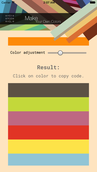 Color Pick - Color selection Screenshot