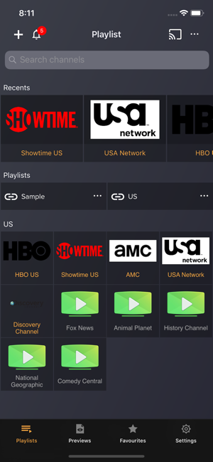 ‎IPTV Player: play m3u playlist Screenshot